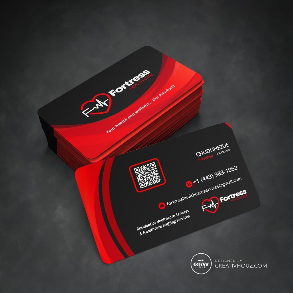 Fortress Healthcare Business Cards