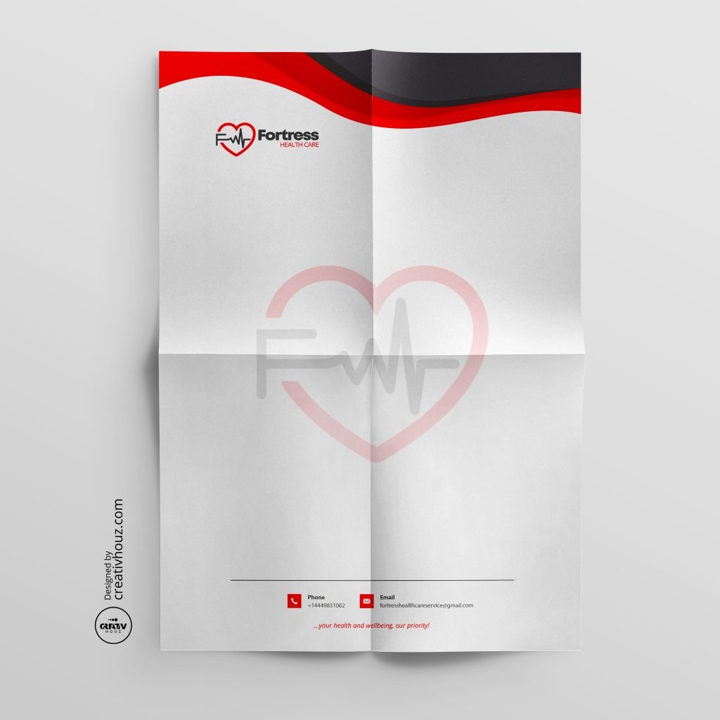 Fortress Healthcare Letterhead Design