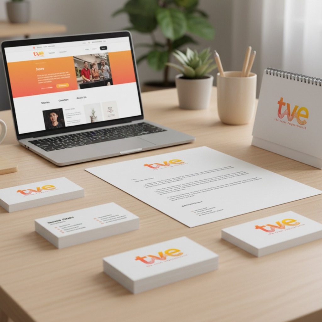 TVE Stationery and Branding