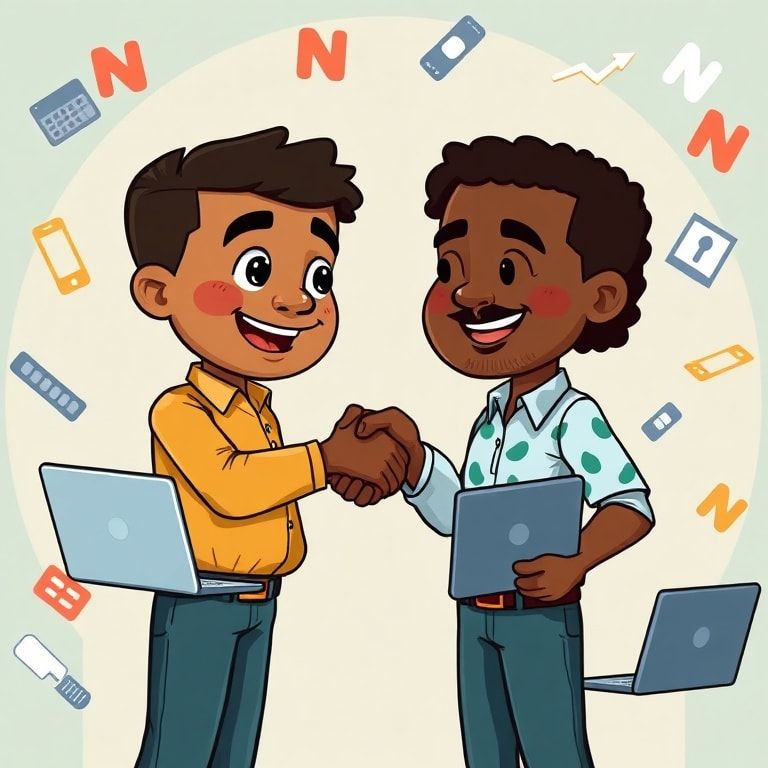 SME owners in Nigeria collaborating