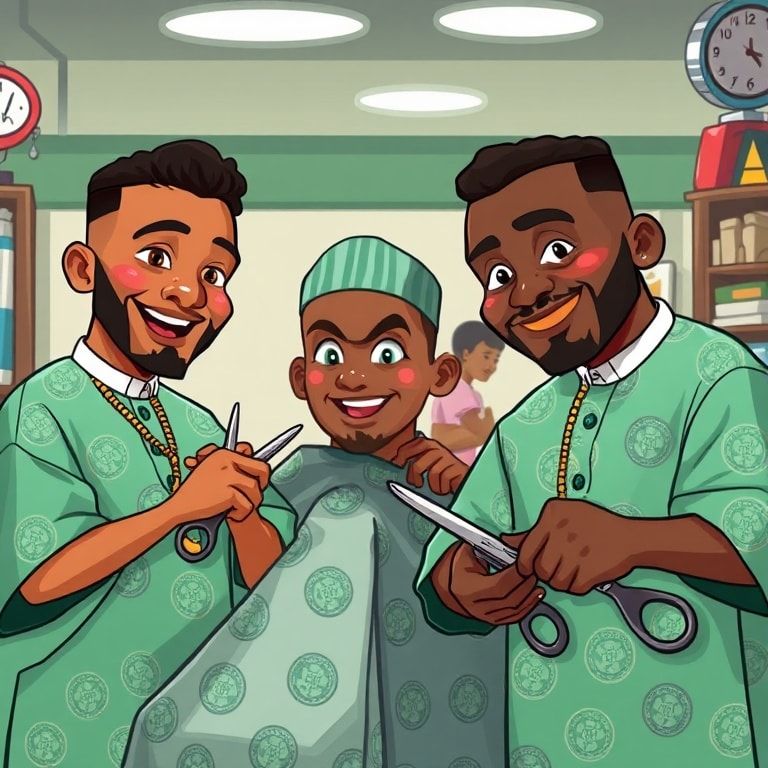 Barber Team at Work Nigeria Cinematic