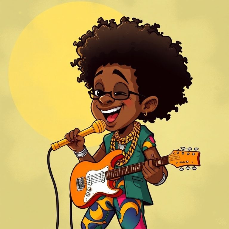 Nigerian musician performing on stage